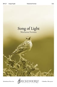Song of Light SSA choral sheet music cover Thumbnail